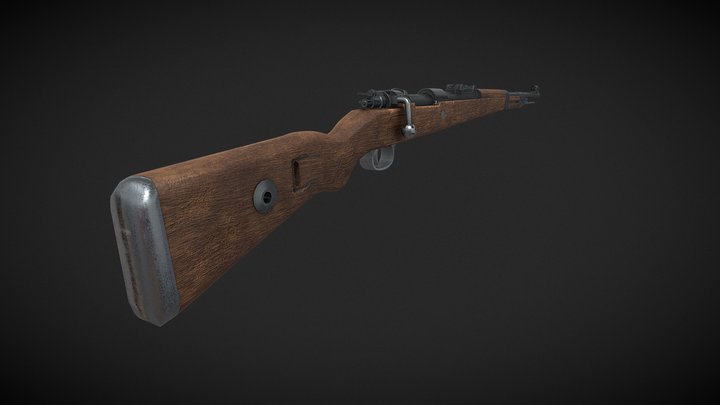 Kar98 by Eric Alvarez 3D Model