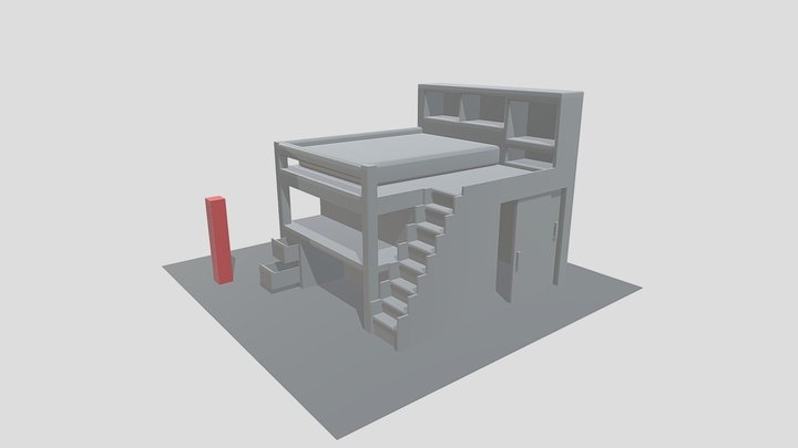 DB_BunkBedLoft 3D Model