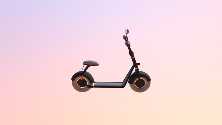 Scooter Final 3D Model