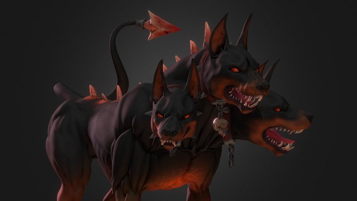 Cerberus, the Gatekeeper 3D Model