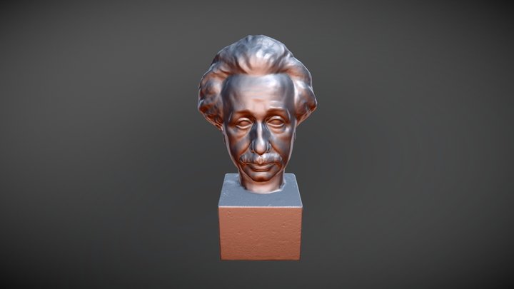 Einstein Bust 3D Model