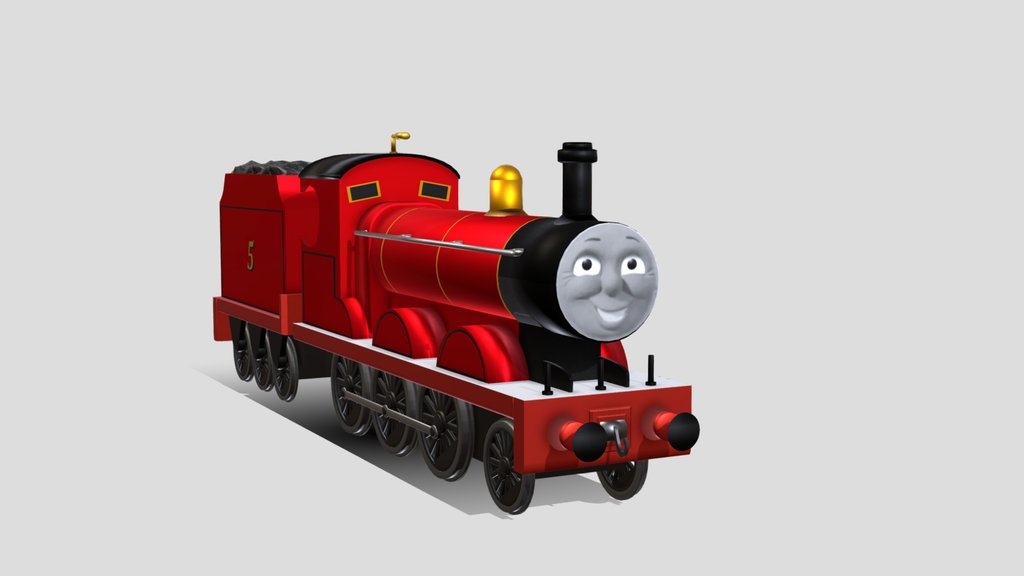 (OLD TCEB BLENDER MODEL) James The Red Engine
