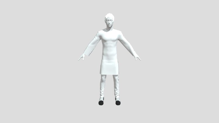 Cloth Character 3D Model