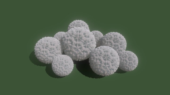 Flower Balls – Free 3D Model STL