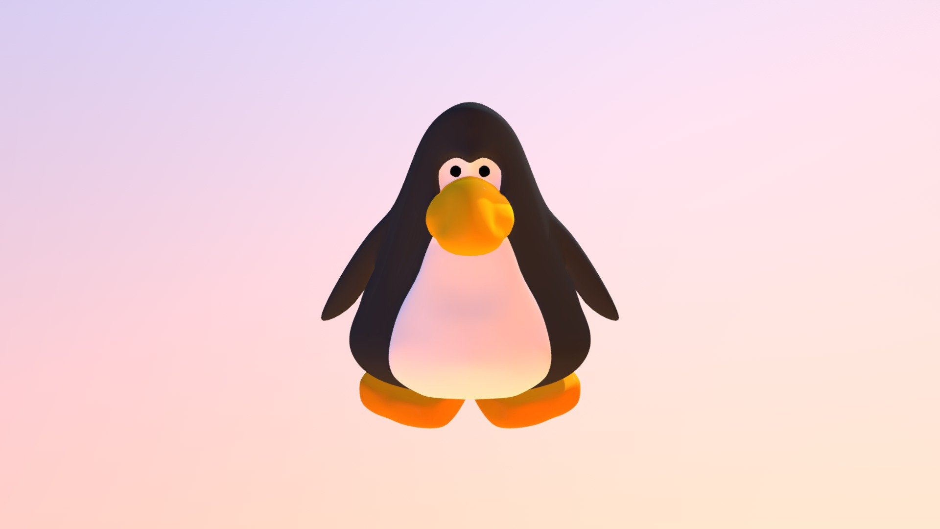 pink penguin club penguin
