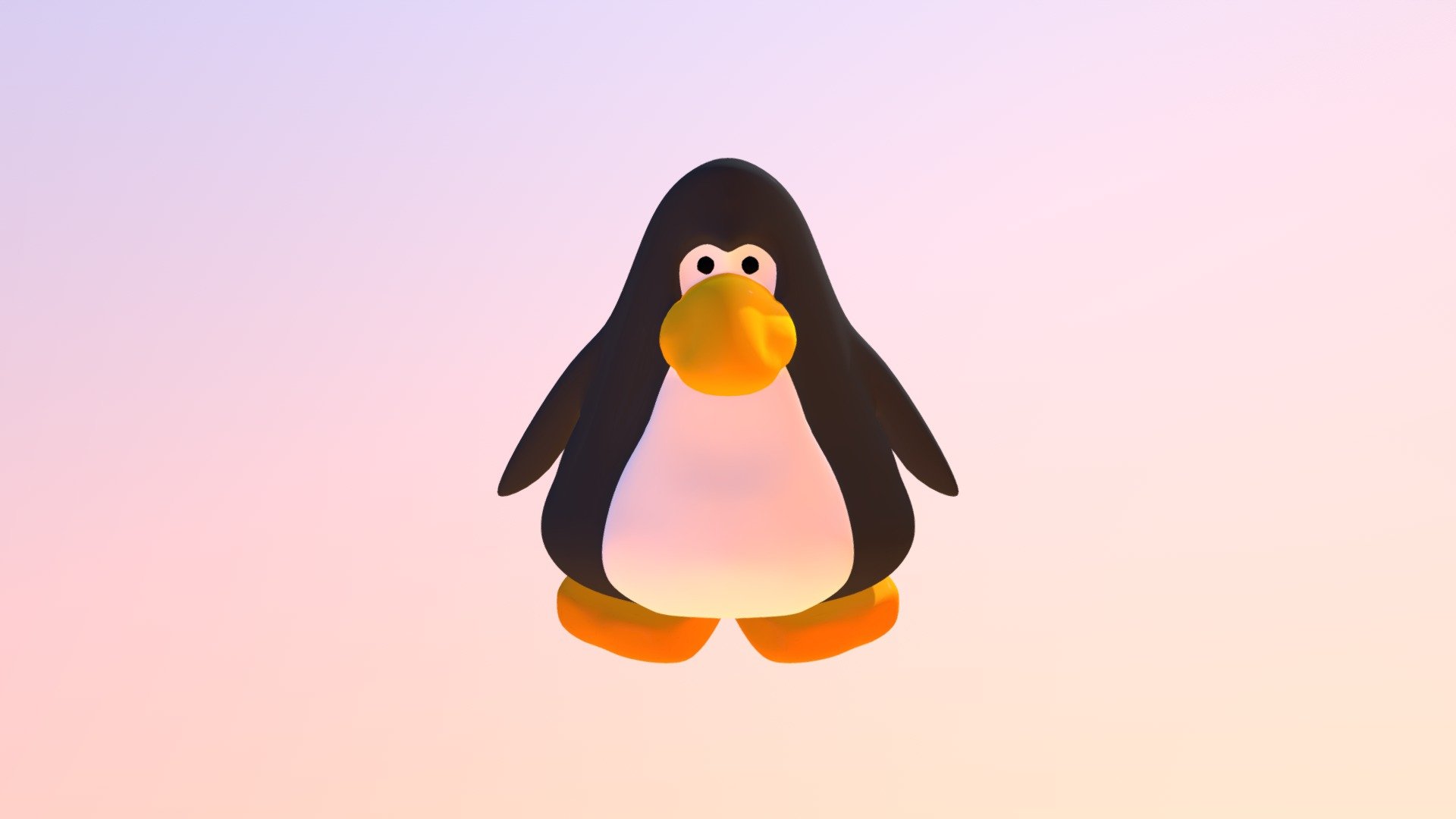 Penguin Club Penguin Download Free 3d Model By Timeforrick Timeforrick 646e334 Sketchfab