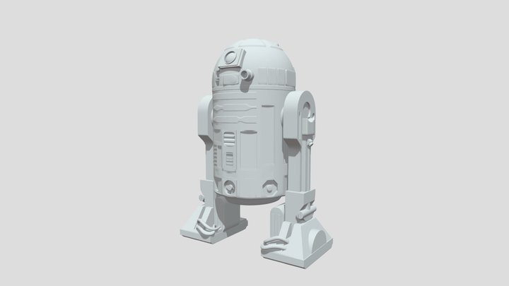 R2-D2 3D Model