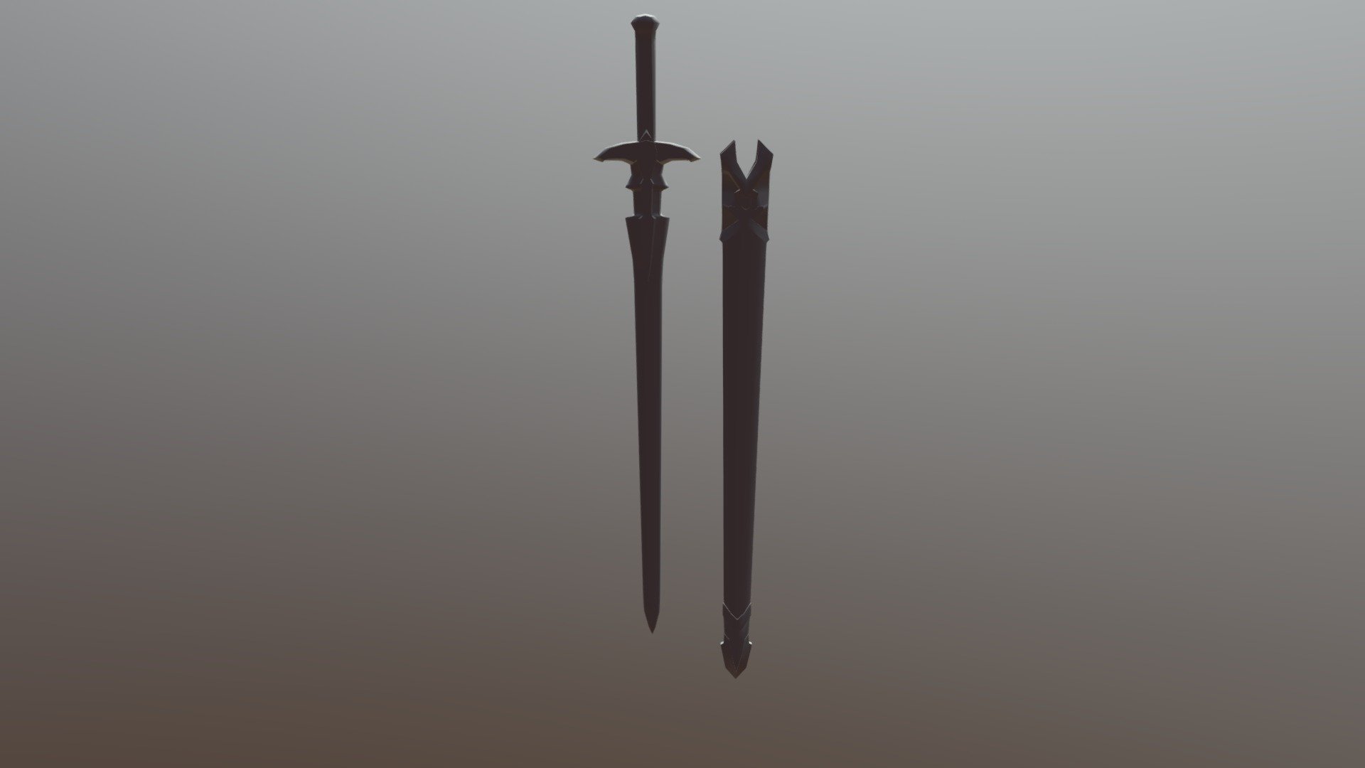 Astolfo Sword And Scabbard - 3D model by Daniel Rosario (@DooplyWhoop ...