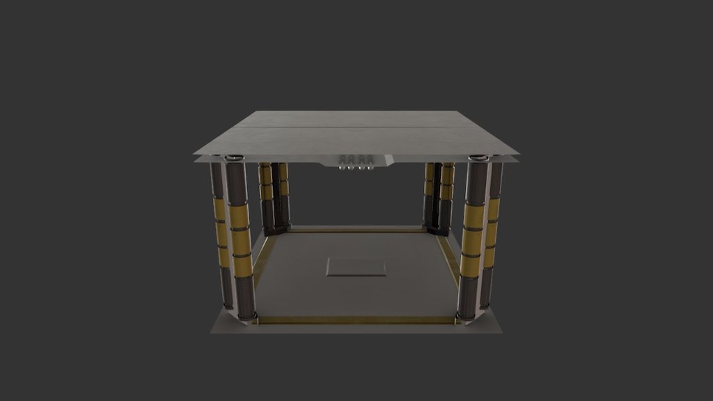 Coridor Corner - 3D model by marcusmorley [6471955] - Sketchfab