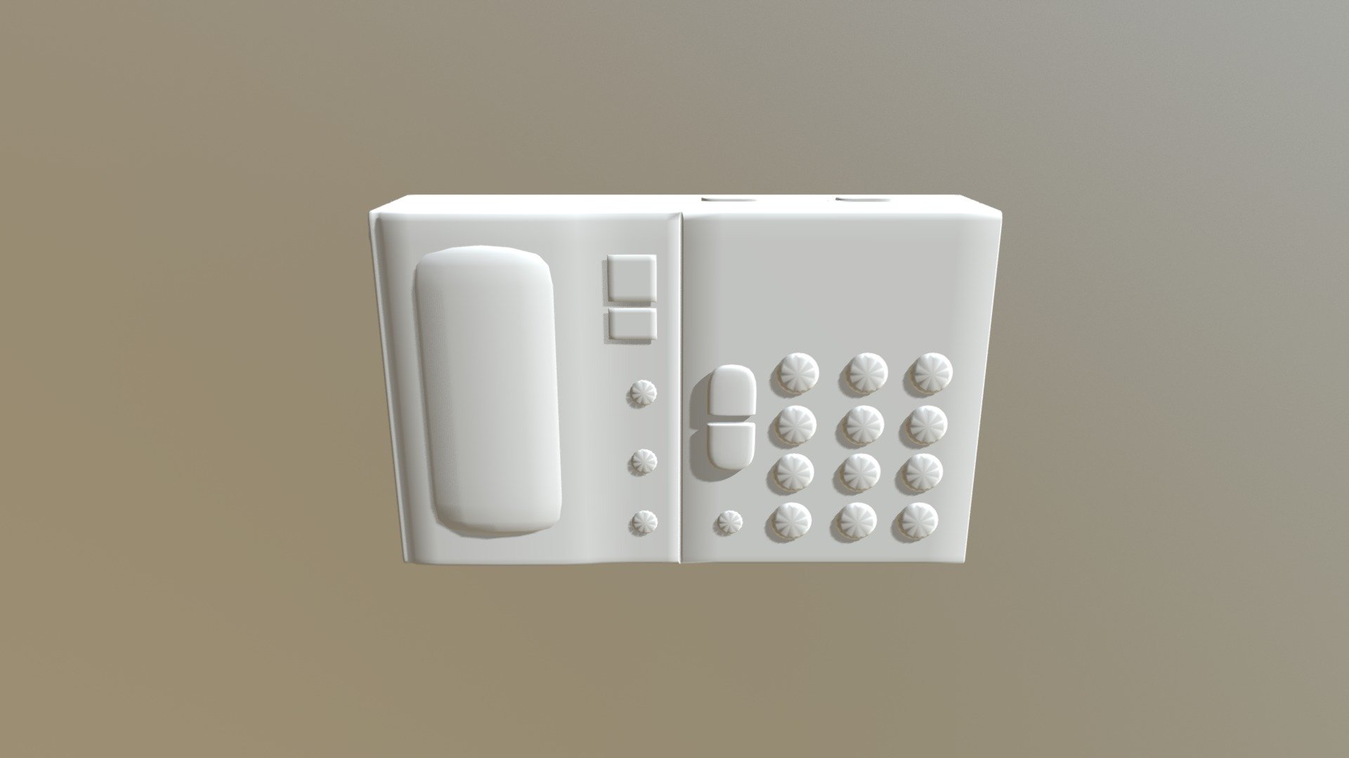 High Polygon Sony ICF-SW1 - 3D model by DS (@trapmaster64) [64719e6 ...