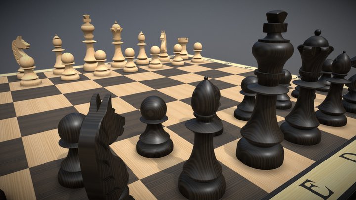 Chess 3D models - Sketchfab