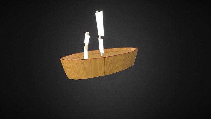 Handmade Boat 3D Model
