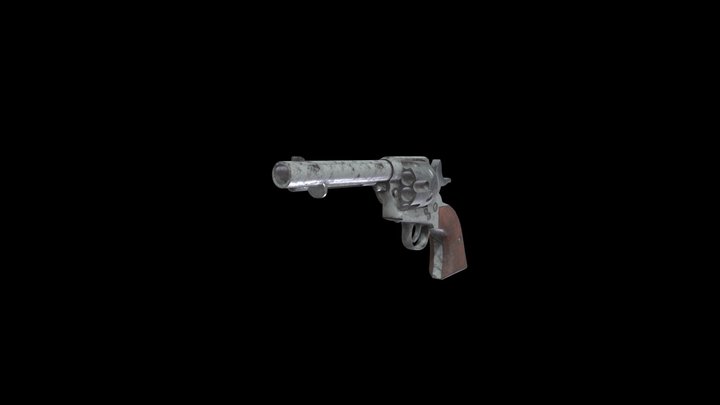 Revolver Colt PeaceMaker 3D Model