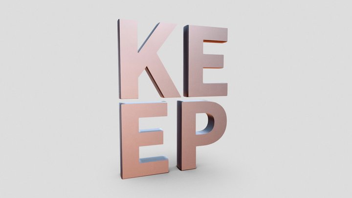 LOGO KEEP 3D Model