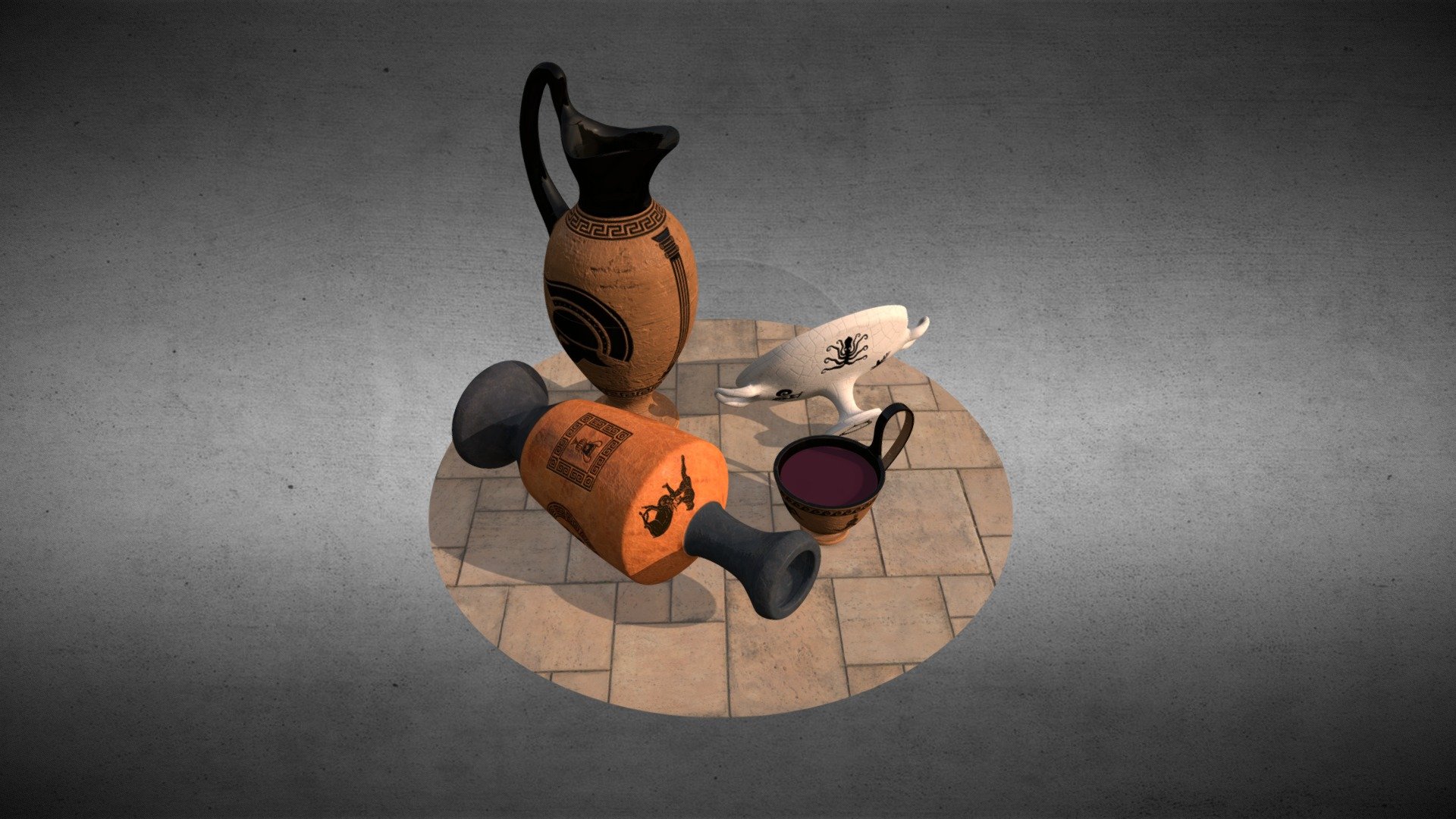 Ancient greek pottery