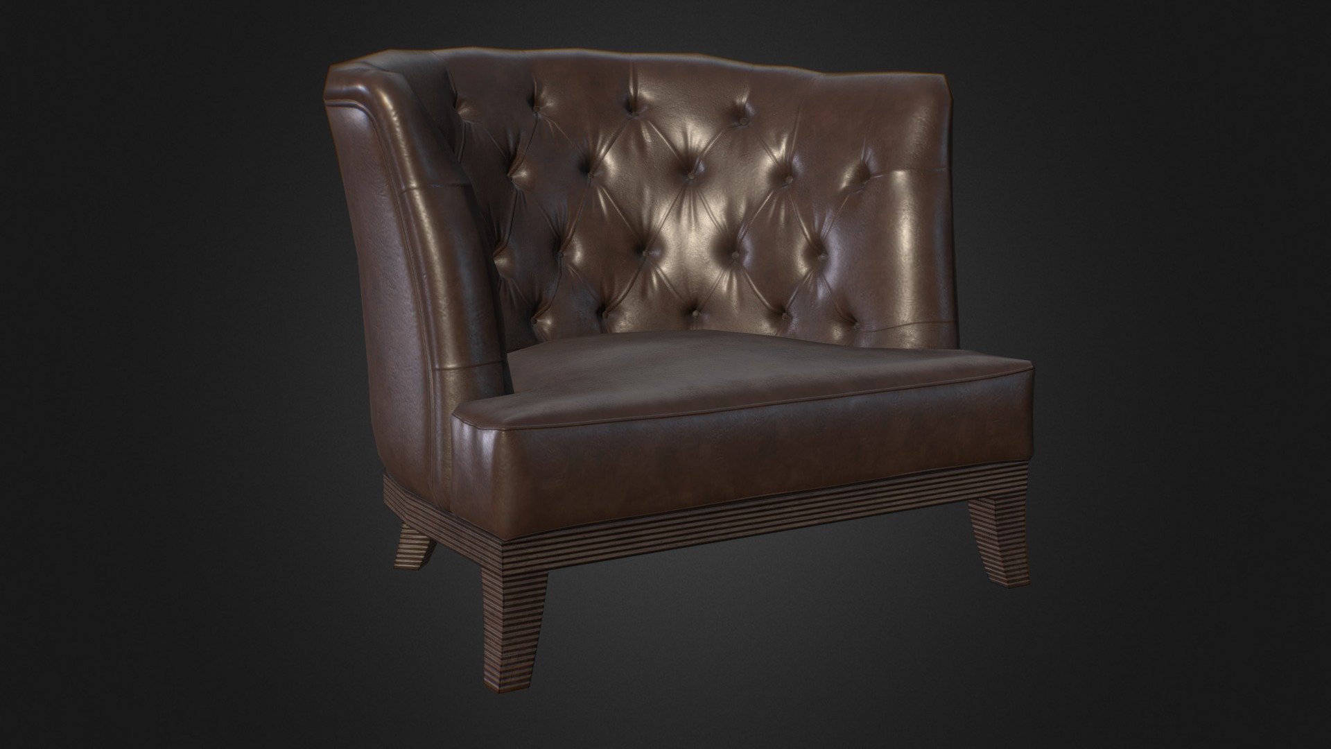 Parsifal low poly chair