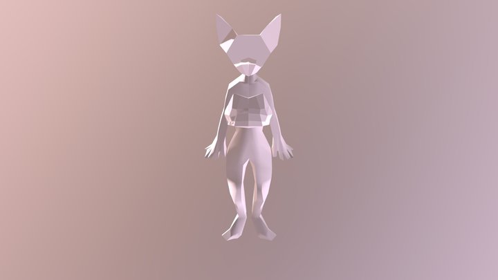 Anthro Wolf Model (WIP) 3D Model