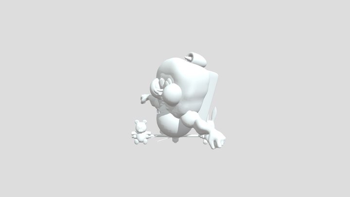 NASB2 SpongeBob Neutral idle 3D Model