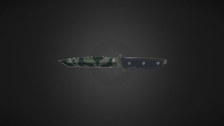 Couteau de survie - Survival Knife 3D Model