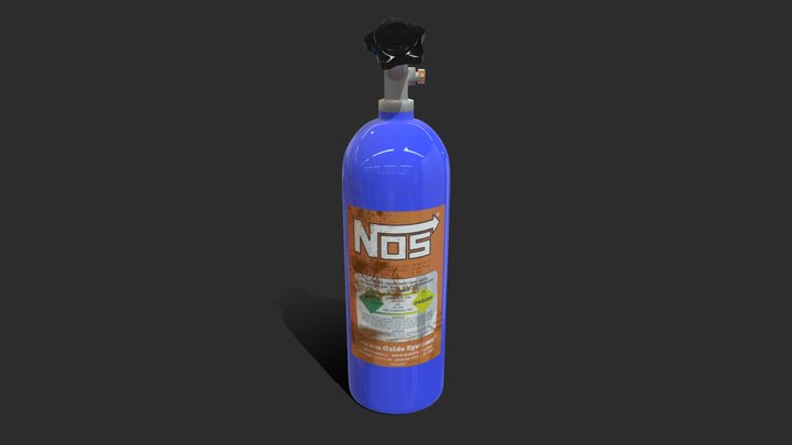 Gas Nitro Nos 3D Model