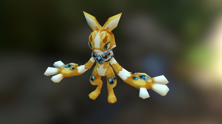 Rabbit'mon 3D Model