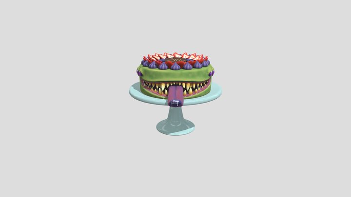 Cake Monster 3D Model
