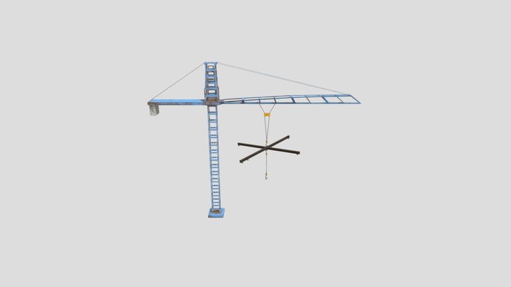 Industrial crane 3D Model