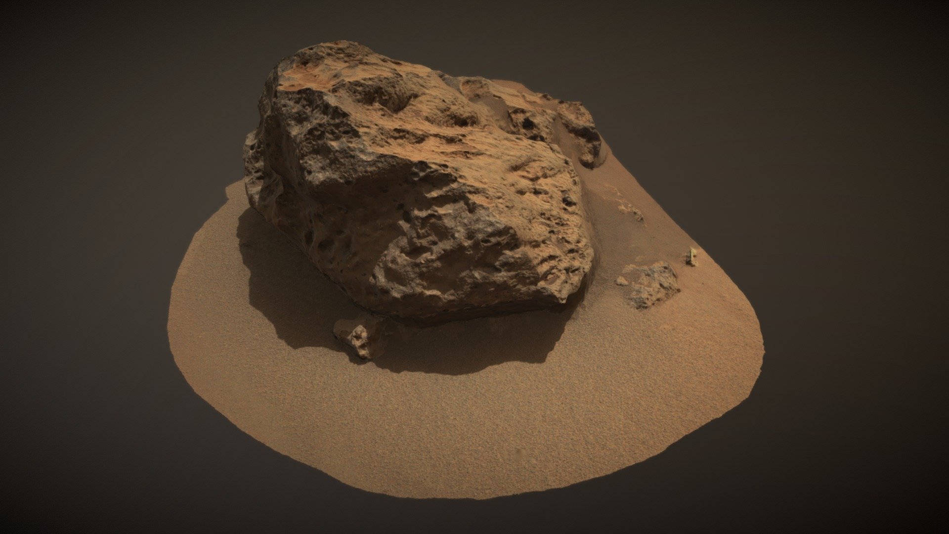 A Rock From Jezero Crater Near Perseverance