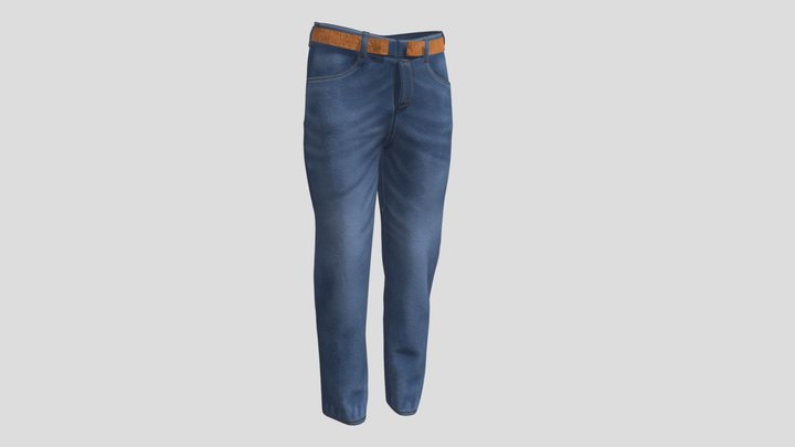 Male_Jeans 3D Model