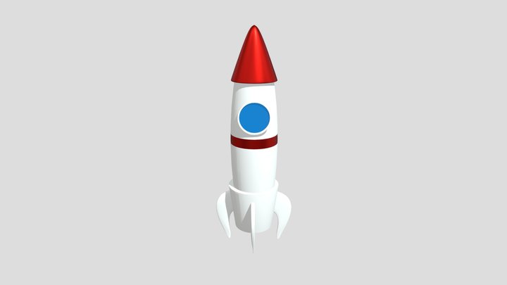 Space Rocket 3D Model