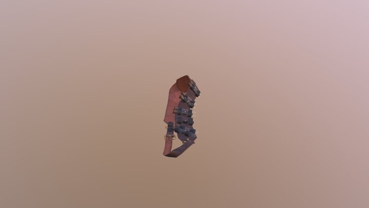 Vial Belt 3D Model