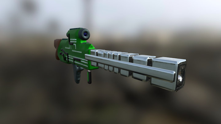 Gun 8 3D Model