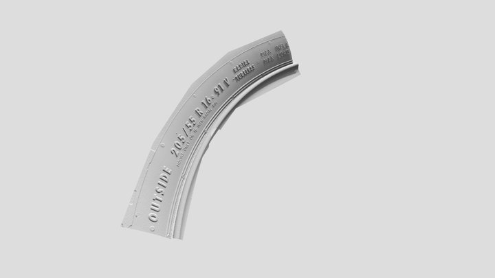 Einstar Rockit - High Detail Laser Scan of Tire – Modelo 3D gratuito STL
