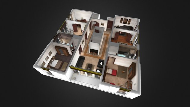 3D Floorplan 3D Model