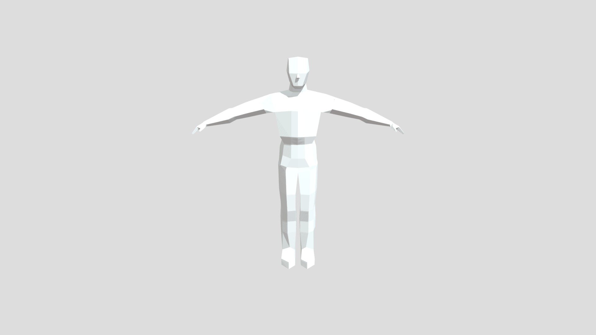 Lowpoly Rigged Human (Better) - Download Free 3D model by void (@void22 ...