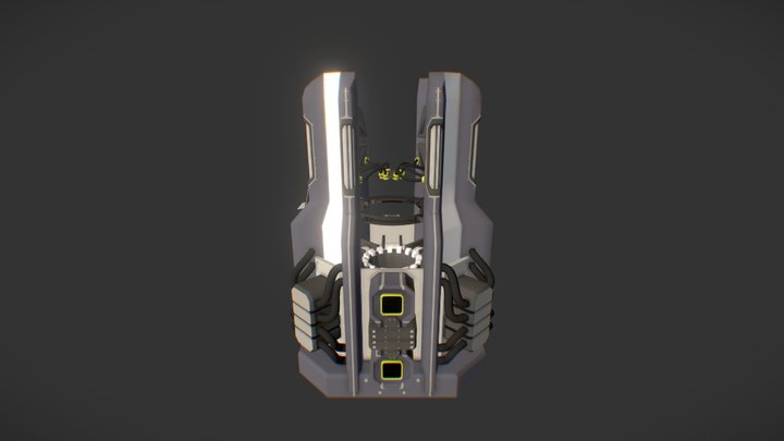 Large Nanite Ore Detector 3D Model