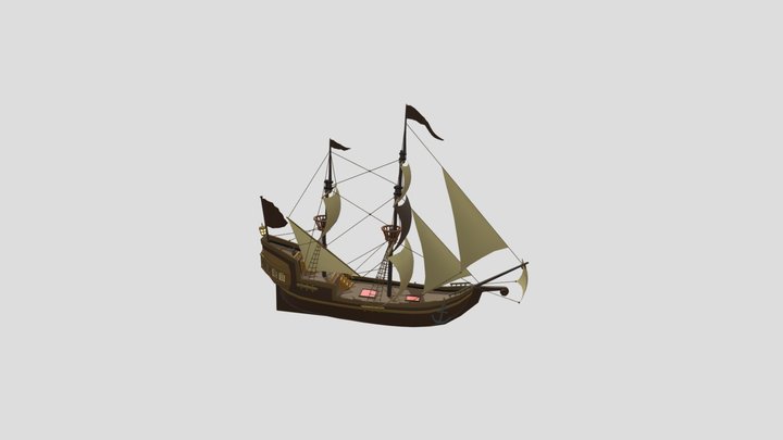 Ship3 3D Model
