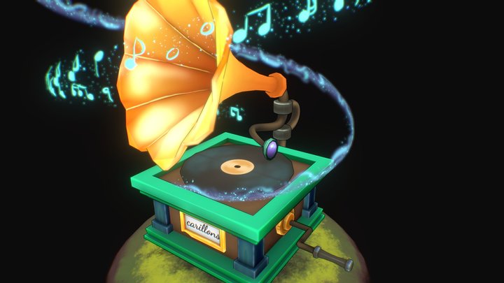 Music Box - Game Prop 3D Model