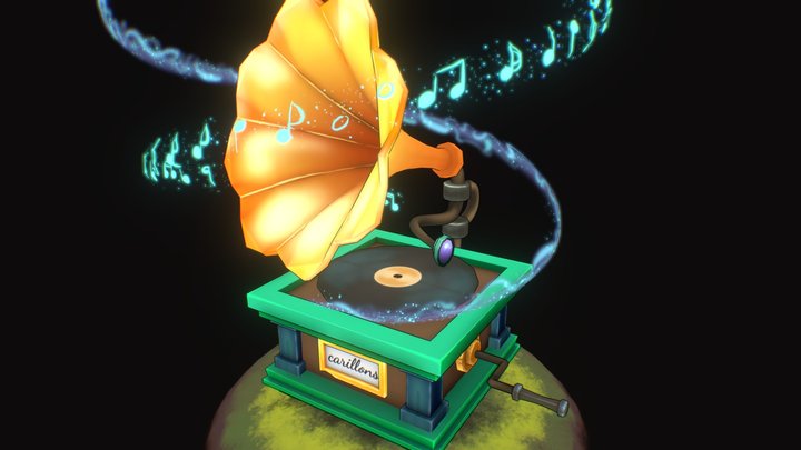 Music Box - Game Prop 3D Model