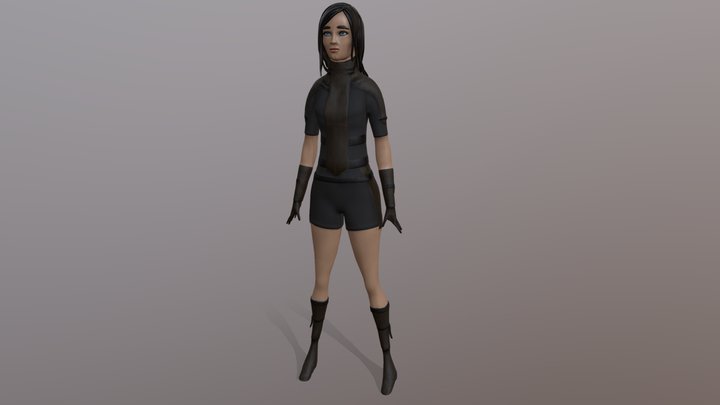 Girl 3D Model
