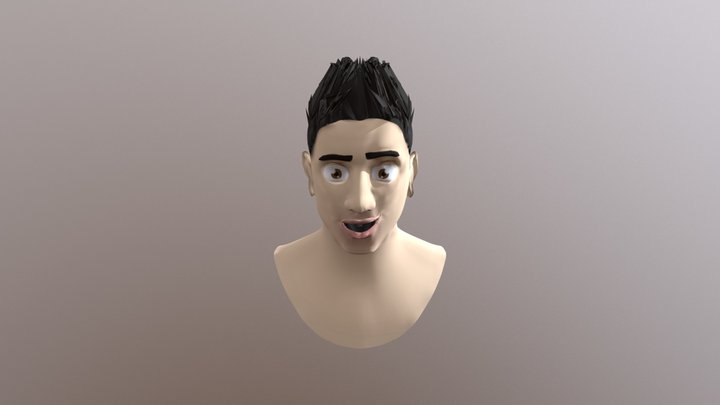 Gabriel busto 3D Model