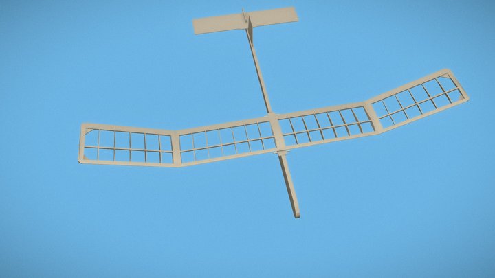 Flugmodell Pionier 3D Model