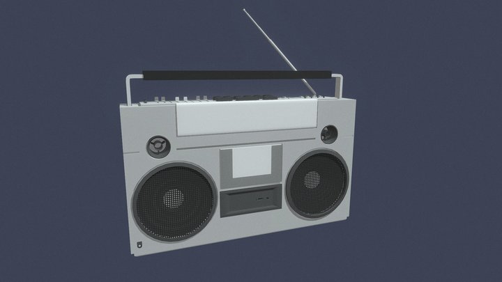 Boom Box 3D Model