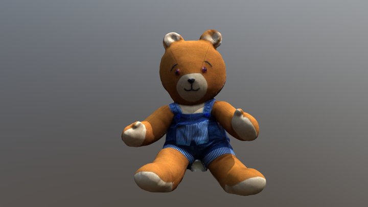 raw scan of teddy 3D Model