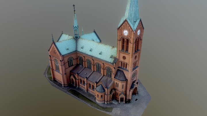 Kościół NSPJ w Bytomiu/Heritage NSPJ church 3D Model