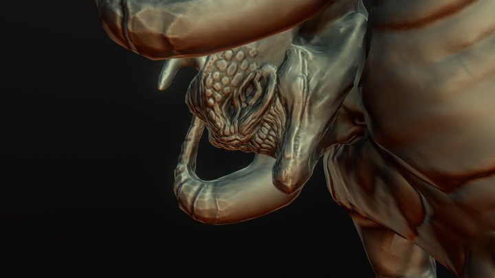 Demon Animated 2 3D Model