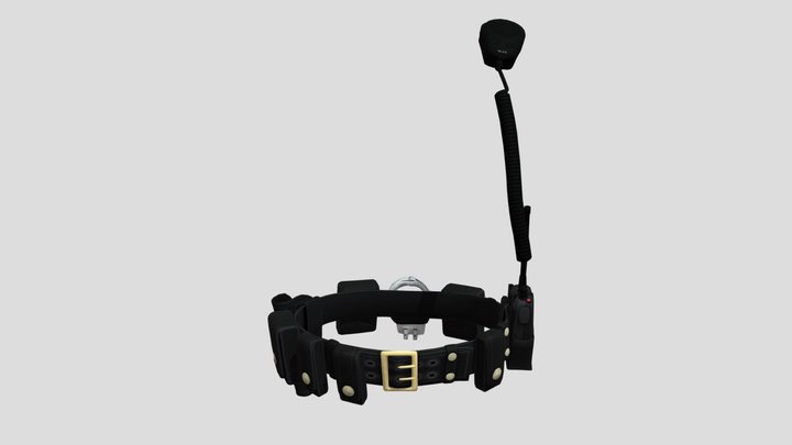 Police Belt 3D Model