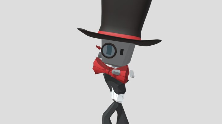 Robo Bartender 3D Model