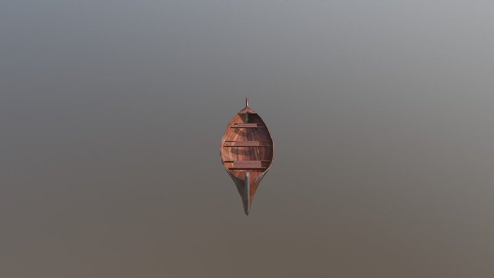 Canoe 3D Model