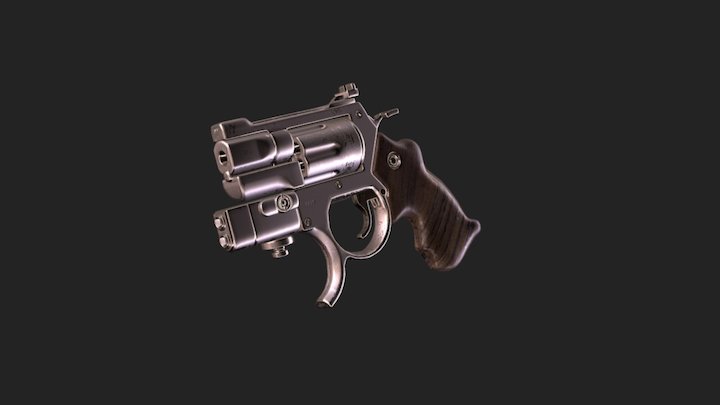 Revolver v 2 3D Model